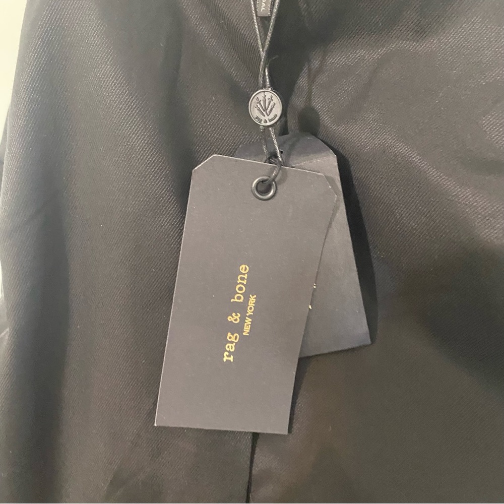 rag & bone Olive Green Velvet Military-Style Blazer - Picture 10 of 12